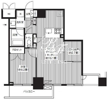 グランハイツ錦糸町 804 間取り図