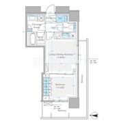 パークシティ中野ザタワーブリーズ 704 間取り図