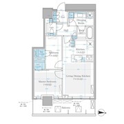 パークシティ中野ザタワーブリーズ 712 間取り図