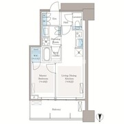 パークシティ中野ザタワーブリーズ 816 間取り図