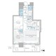 パークシティ中野ザタワーブリーズ 1603 間取り図