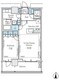 パークシティ中野ザタワーエアーズ 818 間取り図
