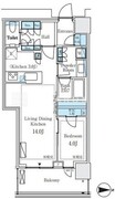 パークシティ中野ザタワーエアーズ 1324 間取り図