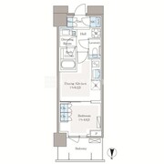 パークシティ中野ザタワーエアーズ 2207 間取り図