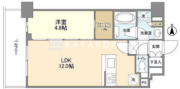 コンフォリア桜上水 403 間取り図
