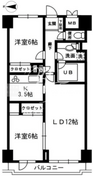 レジディア目白 606 間取り図