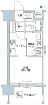 パークキューブ板橋本町 810 間取り図