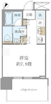 ブリリアタワー浜離宮 702 間取り図