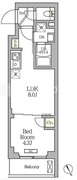 クラリティア馬込 401 間取り図
