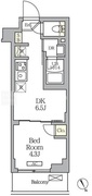クラリティア馬込 403 間取り図
