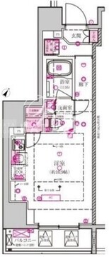 ベルシード西巣鴨 201 間取り図
