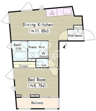 西馬込テラスコート 203 間取り図