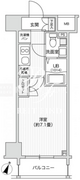 レジディア笹塚2 607 間取り図