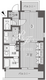 パークフラッツ渋谷代官山 806 間取り図