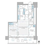 パークシティ中野ザタワーエアーズ 2227 間取り図