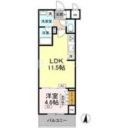 ロイジェント潮見 402 間取り図