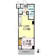 ロイジェント潮見 407 間取り図