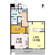 ロイジェント潮見 415 間取り図