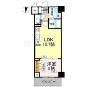 ロイジェント潮見 511 間取り図