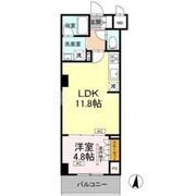ロイジェント潮見 706 間取り図