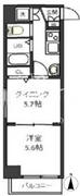 スパッジオ上野東 602 間取り図