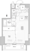 アジールコート蒲田 401 間取り図