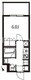 アジールコート東大井 413 間取り図