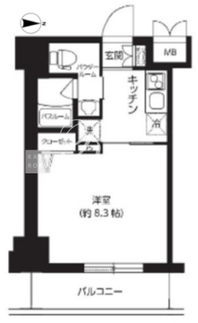 レクシード両国駅前 706 間取り図