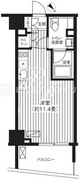 ティー東麻布 806 間取り図