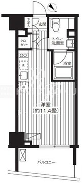 ティー東麻布 806 間取り図