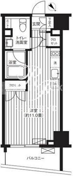 ティー東麻布 705 間取り図