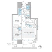 パークシティ中野ザタワーブリーズ 903 間取り図