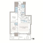 パークシティ中野ザタワーブリーズ 1103 間取り図