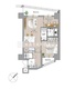 ＳＳ．ＦＬＡＴ平井 704 間取り図