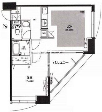 サウンドおしあげ 803 間取り図