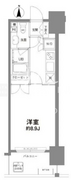 コンフォリア新宿御苑1 1002 間取り図