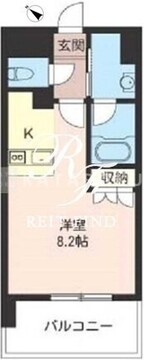 オーキッドレジデンス品川 702 間取り図