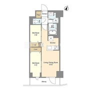 ドゥーエ三ノ輪3 402 間取り図