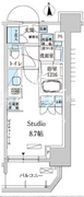 パークアクシス上野三丁目 408 間取り図