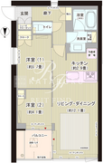 ガーデニエール砧ウエスト 612 間取り図