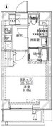 THE MARK COURT 2 502 間取り図