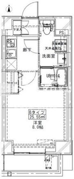 THE MARK COURT 2 502 間取り図