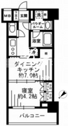 レジディア池尻大橋 602 間取り図
