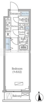 ルネサンスコート目白御留山 303 間取り図
