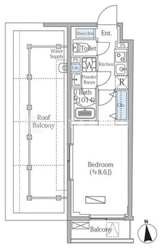 ルネサンスコート目白御留山 401 間取り図