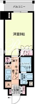 エスティメゾン赤羽 206 間取り図
