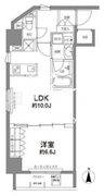 コンフォリア新宿御苑2 301 間取り図