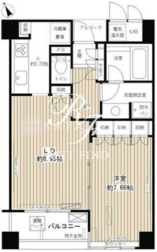 エル・セレーノ西早稲田 206 間取り図