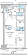 パークアクシス新宿百人町 224 間取り図