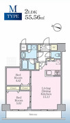 エスレジデンス板橋大山クレール 103 間取り図